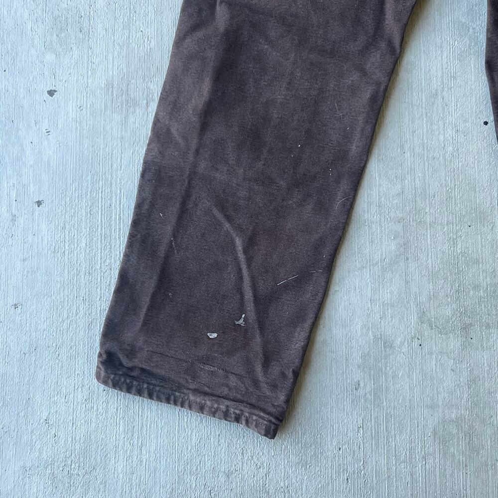 Carhartt brown double knee work wear carpenter pants - Picture 8 of 9